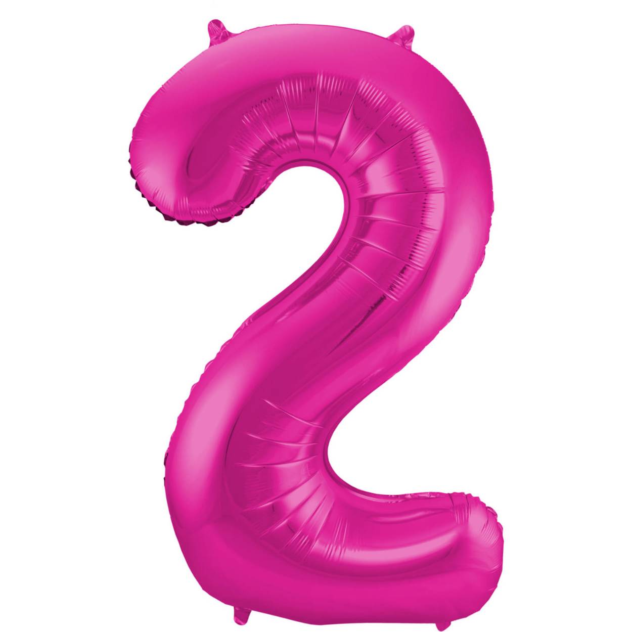 Magenta Cijferballon Cijfer 2 - 86 cm. Inhoud: 1 folieballon. Kleur: Magenta. Bijvoorbeeld te gebruiken tijdens de volgende feestgelegenheid/feestgelegenheden: Verjaardag, Jubileum en Kinderfeestje. Deze folieballon is 34 inch/86 cm. Het artikel is gemaakt van folie.