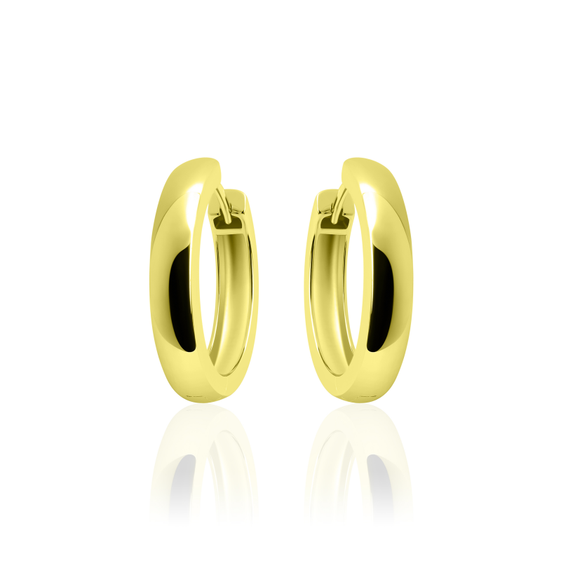 Deze prachtige oorbellen van het merk Gisser zijn gemaakt van goud op zilver. De oorbellen zijn verkrijgbaar in meerdere kleuren en maten. Let op: kleur kan afwijken van de afbeelding.