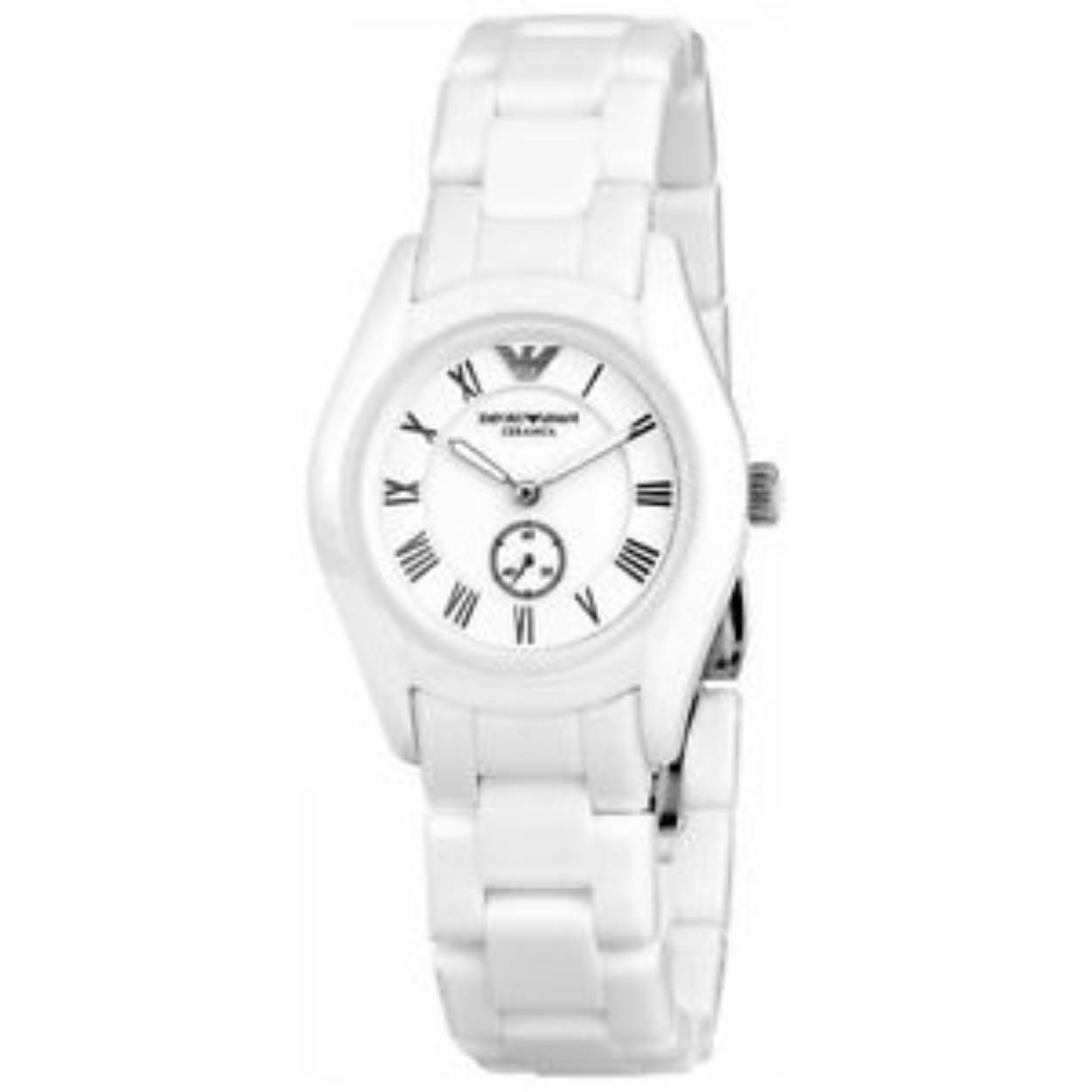 Armani dames wit ceramic