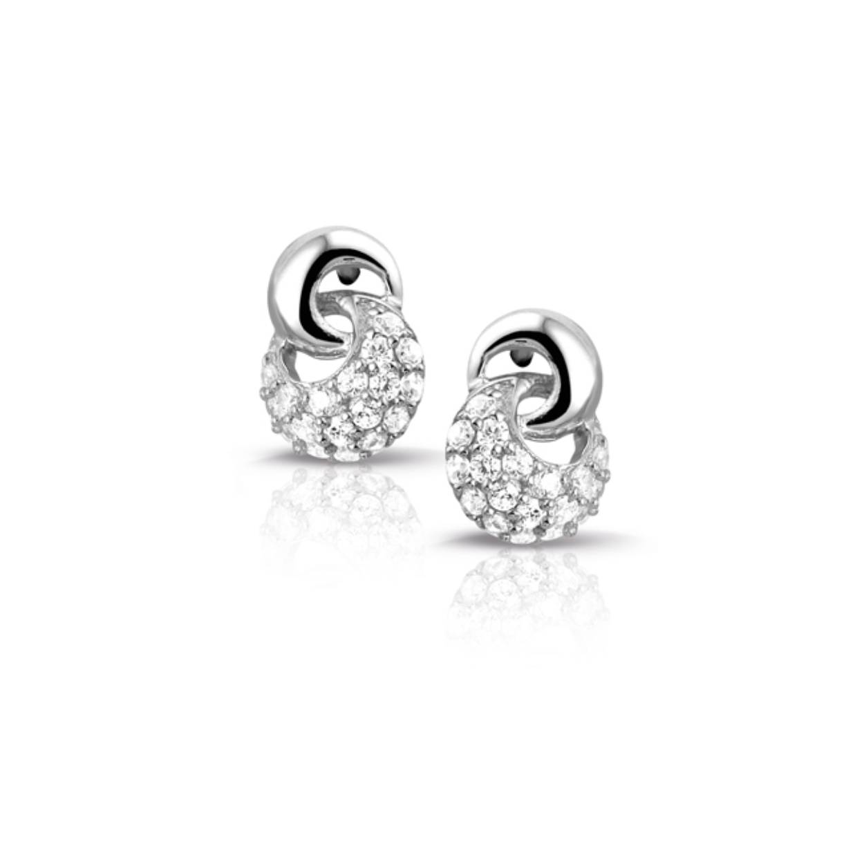 Zilver oorknoppen 