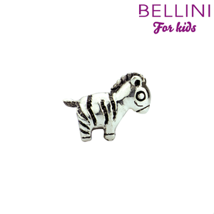 Bellini zilveren bedel ''zebra'