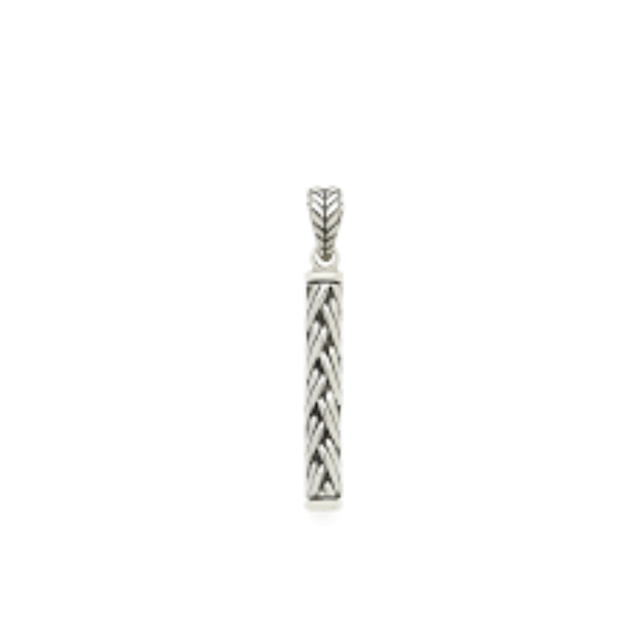 Zilveren hanger dubbel fox