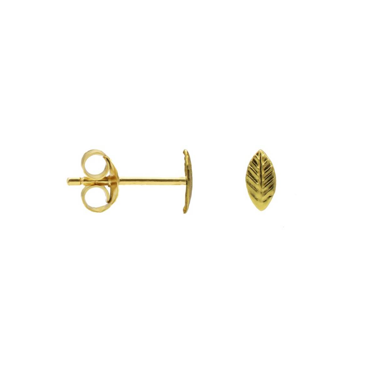 Zilveren goldplated oorstekers van Karma