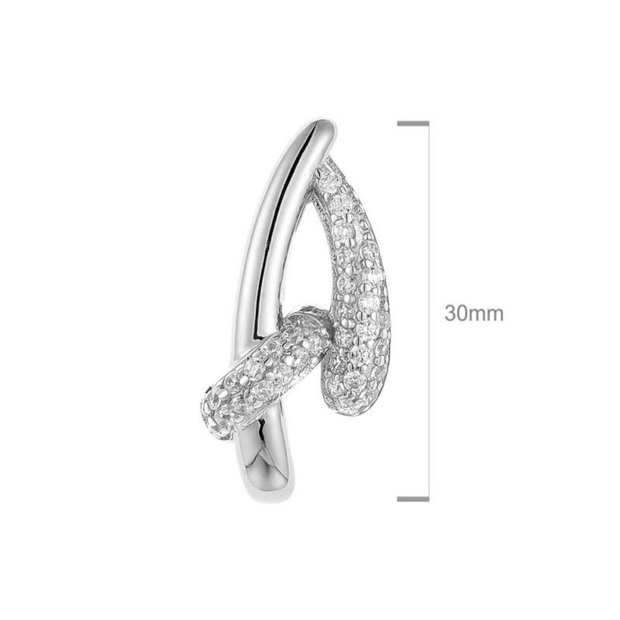 MY iMenso ODM Ausana Crystal-CZ" pendant(925/rhod-plated)