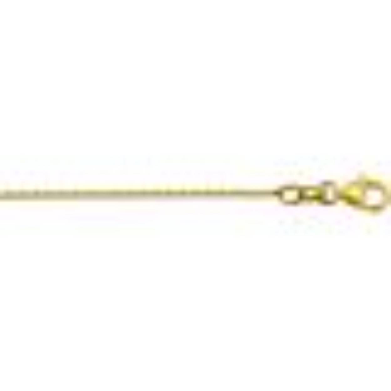 14k geelgouden collier venetiaanse schakel, 1.2 mm breed en 40 cm lengte