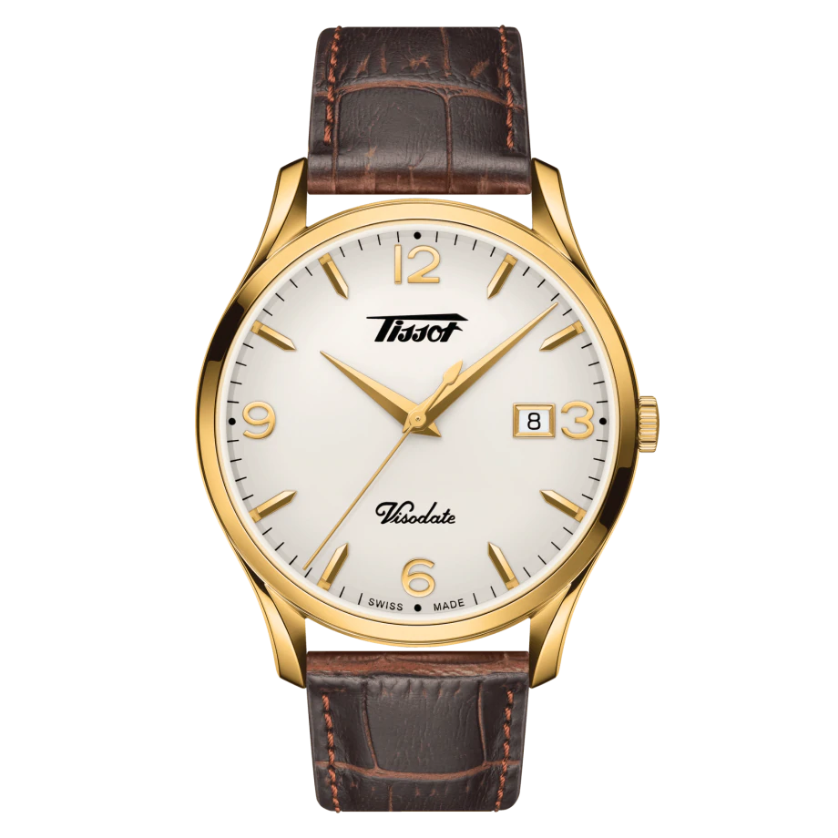 Tissot - Visodate 30m WR Saffierglas doublé Quartz - T1184103627700