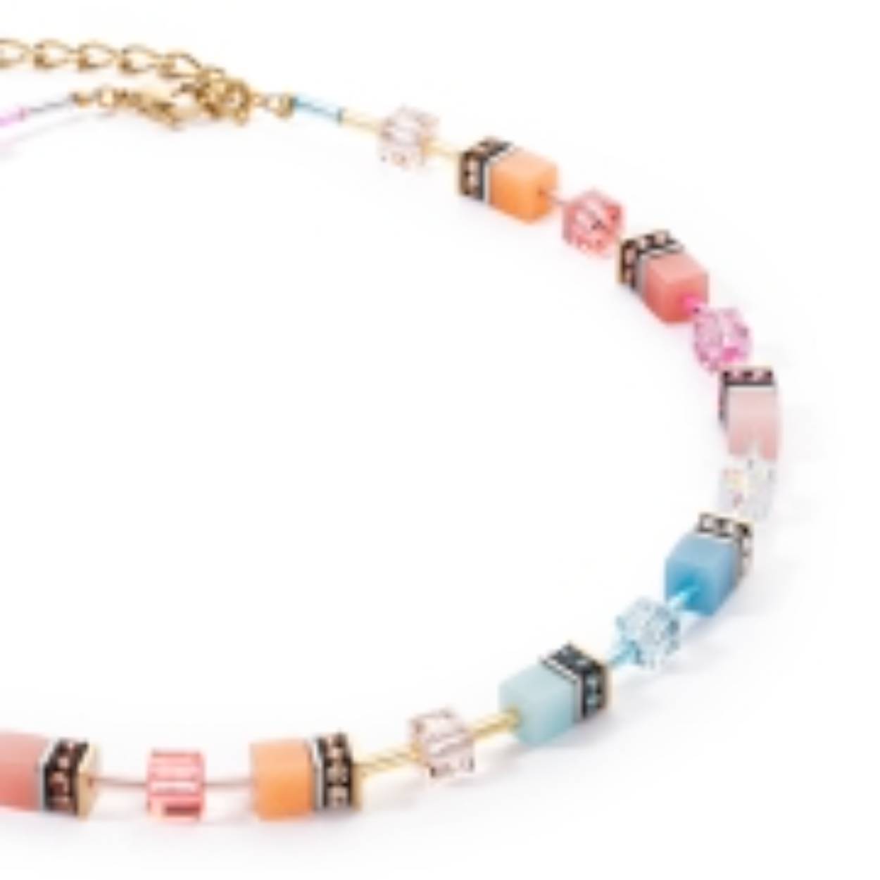 Coeur de Lion collier met polaris en swarovski kristallen. 