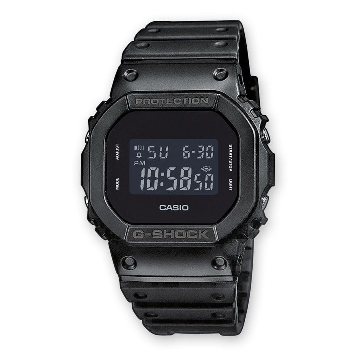 G-Shock Quartz DW-5600BB-1ER Heren - 43mm