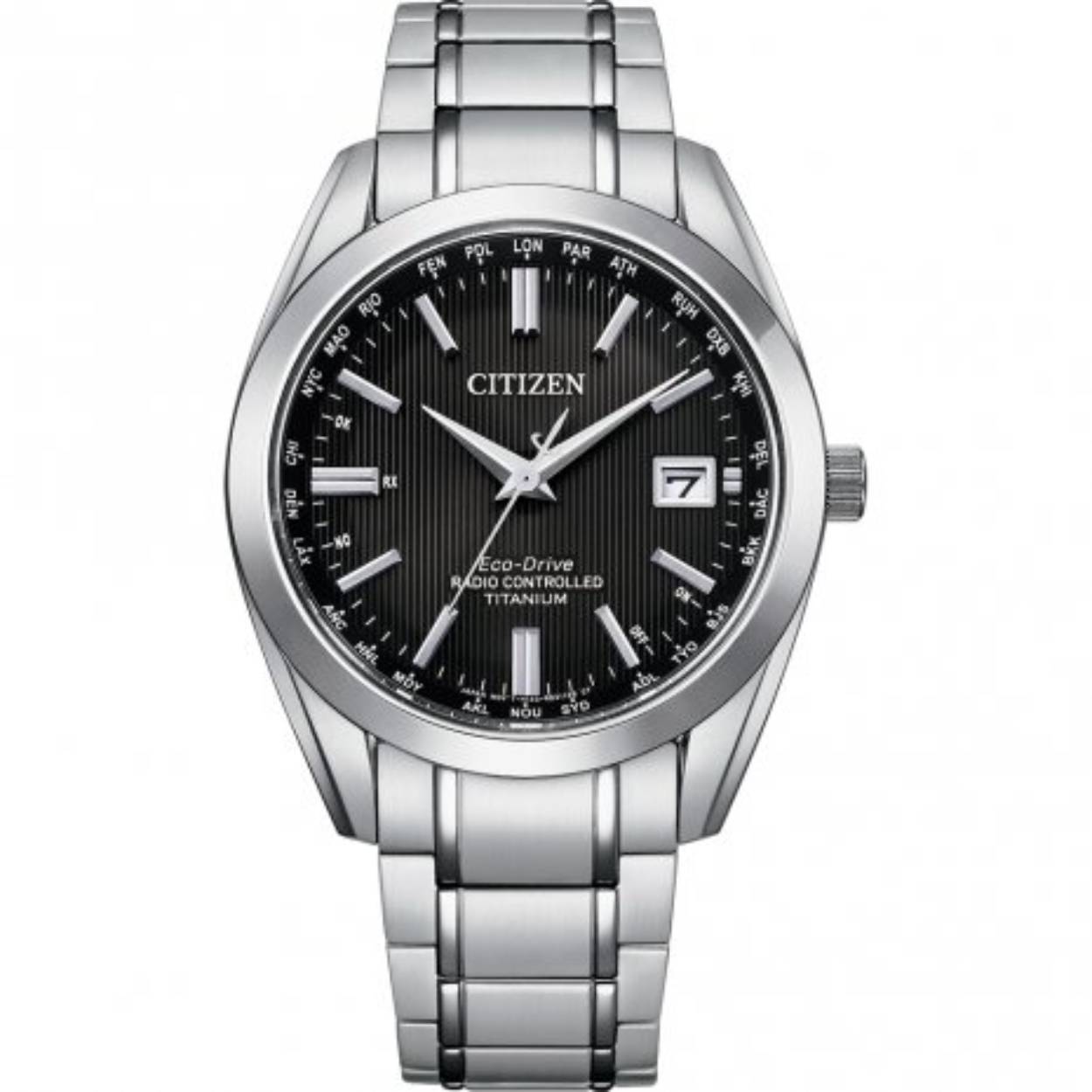 Eco Drive Radio Contr Titanium