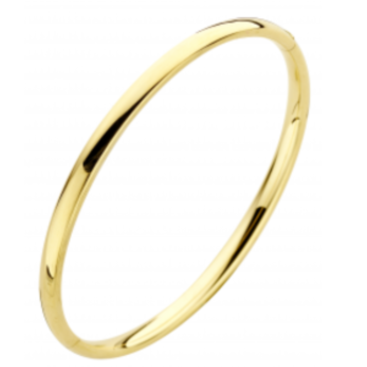 FJORY GEELGOUDEN BANGLE 18KT/ZILV KERN BANGLE 5MM 61MM
