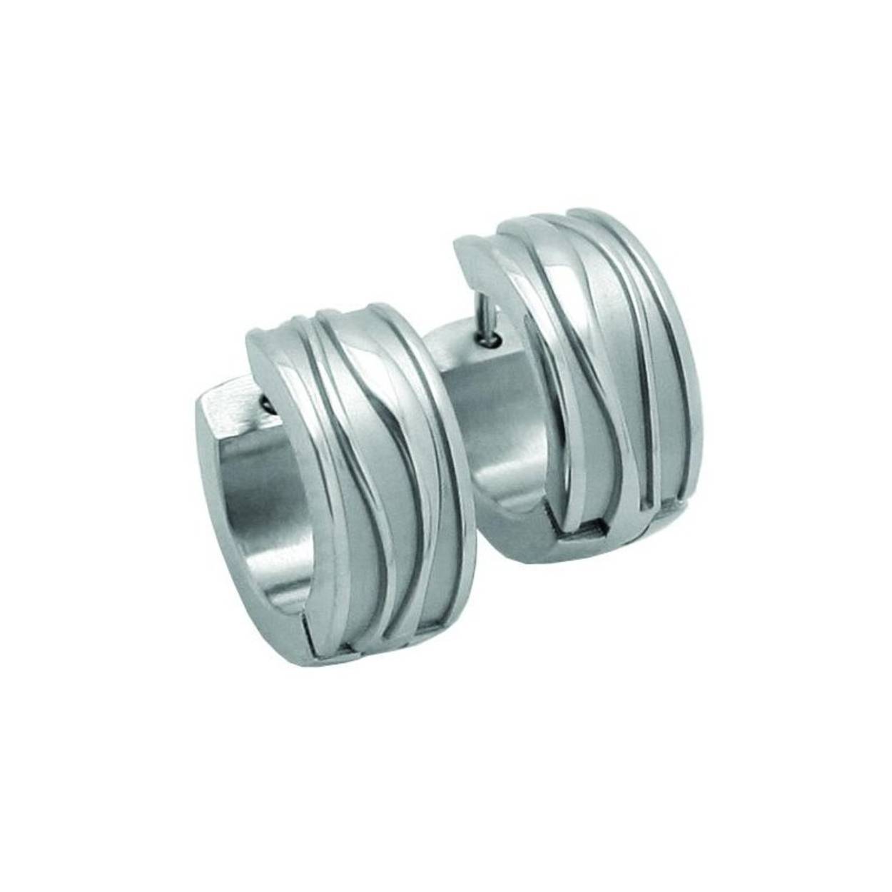 STALEN KLAPCREOLEN MET BEWERKING GOLFJES 6X 14 MM