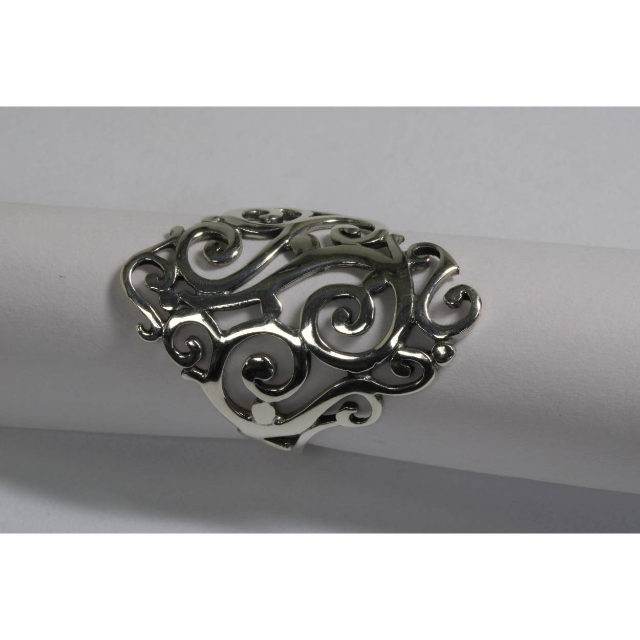 Zilveren ring vintage uitstraling