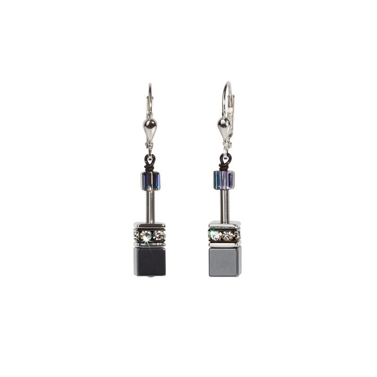 1412 oorhangers Wit-Grijs Coeur de Lion 4014-20-1412