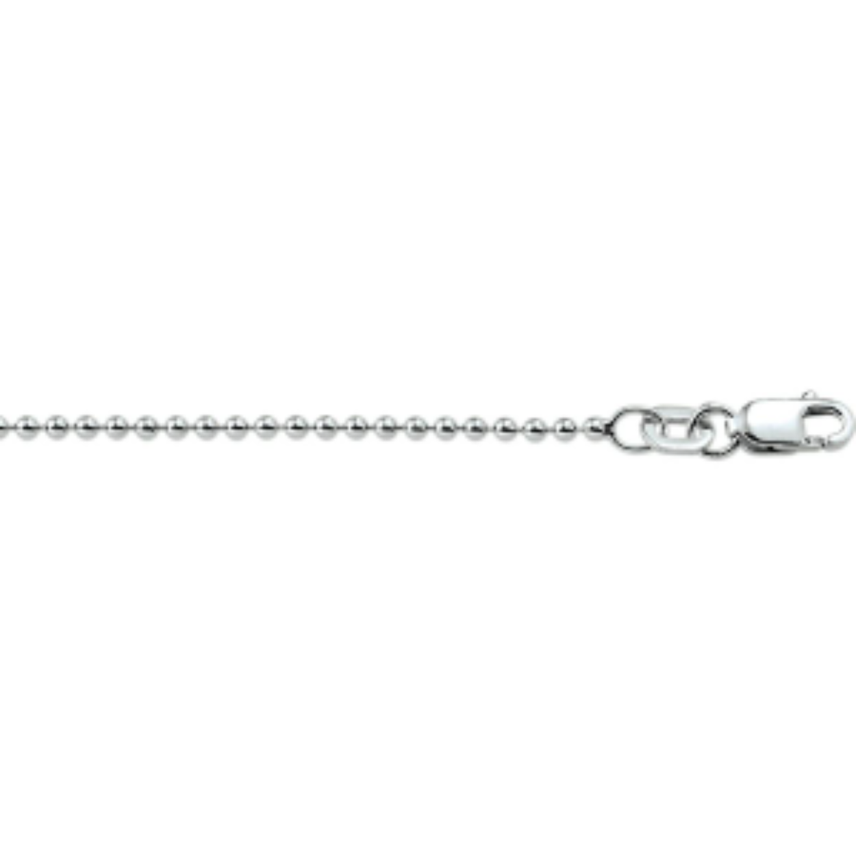 Zilveren collier 42 cm