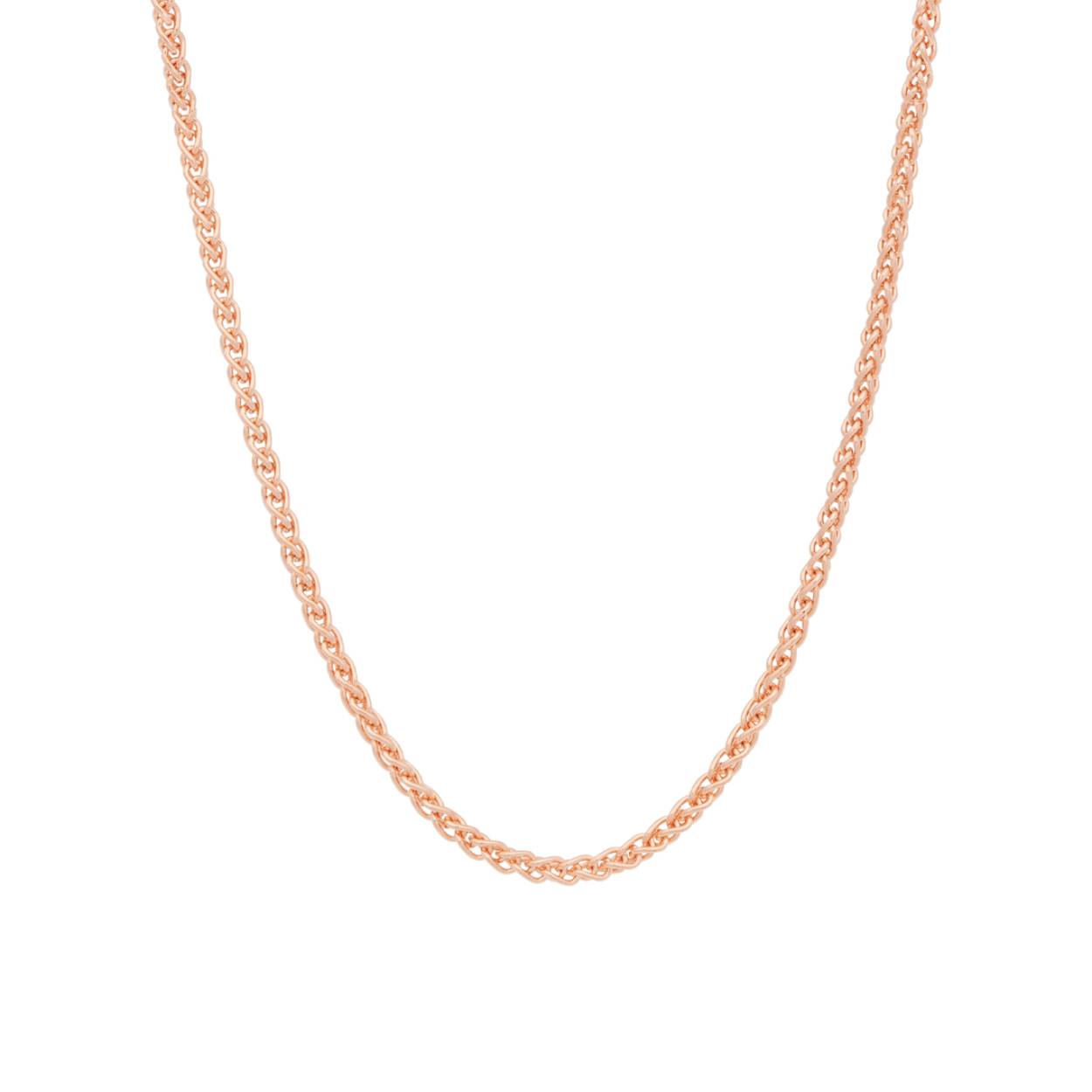 18krt Roségoud
Zopfcollier 70cm