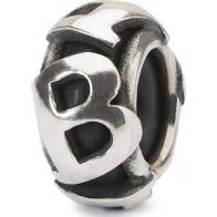Dit is een kraal van Trollbeads met de naam: B Stopper. Deze kraal is gemaakt van sterling zilver.