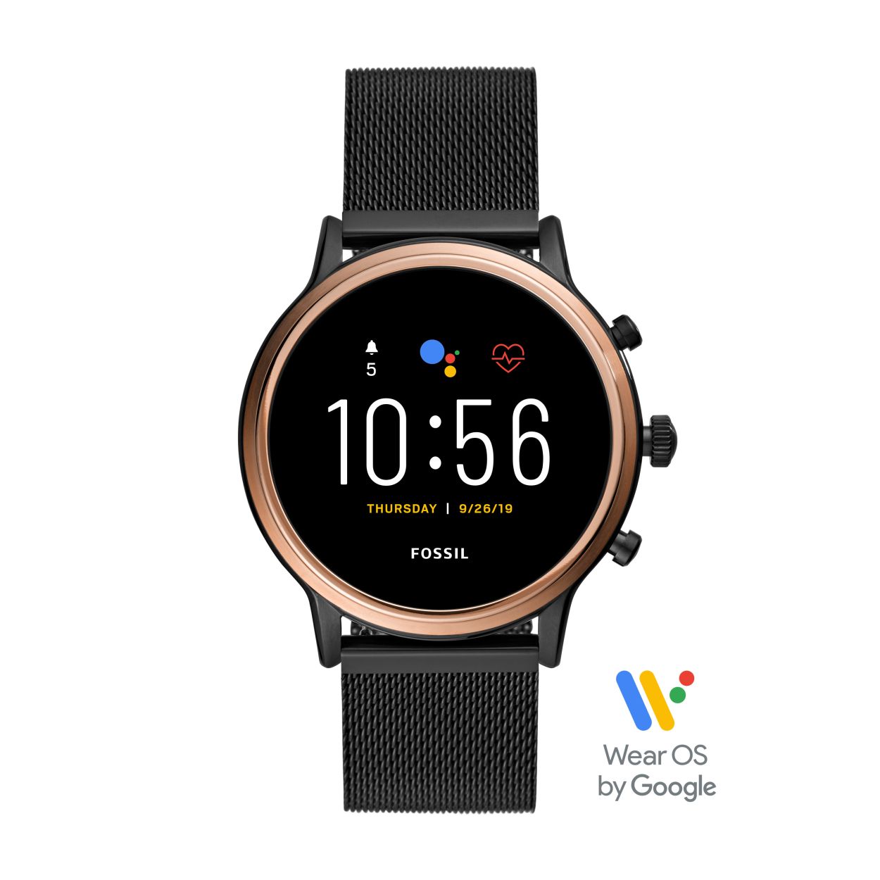 Dit is een prachtige smartwatch van het merk Fossil