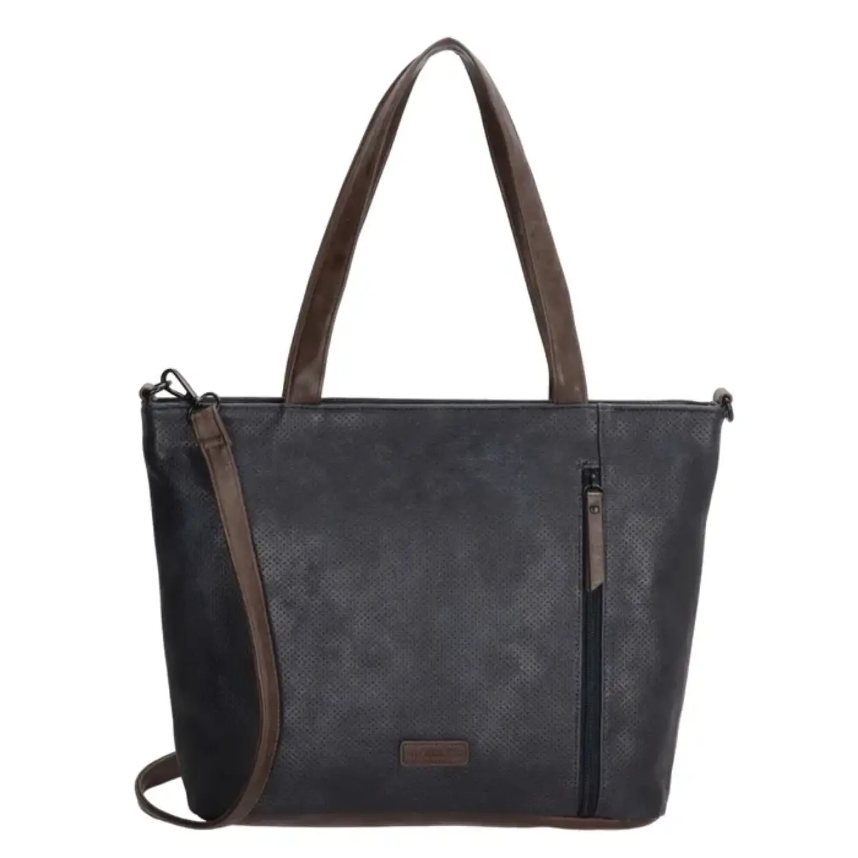Een shopper is echt iets wat iedere vrouw zou moeten hebben! Deze shopper uit de Ayora collectie van Beagles is praktisch en heel stijlvol! De tas heeft een voor-, hoofd- en achtervak die alle drie sluiten door middel van een ritssluiting. Ook heeft de tas een schouderband die afneembaar is. Zo kun je de tas op verschillende manieren dragen, aan het dubbele handvat of aan de afneembare en verstelbare schouderband. Ideaal om deze topper mee te nemen naar bijvoorbeeld werk of gewoon voor dagelijks gebruik. Wat neem jij allemaal mee in deze mooie shopper? 