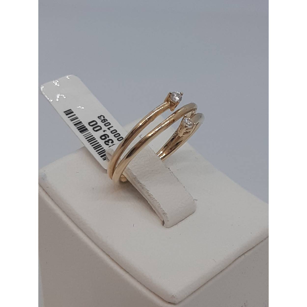 gouden ring 14k met stenen 