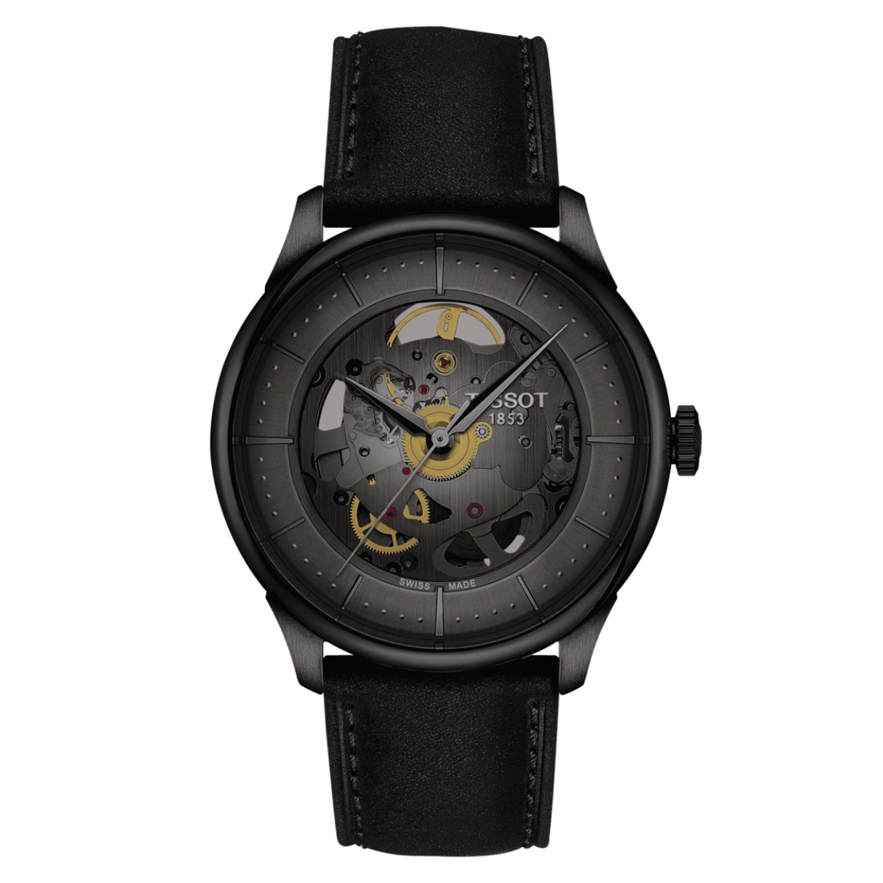 Diameter:39 mm
Verwisselbare band met snelsluiting
Tot 80 uur gangreserve
Doorkijkkast
Zwitsers automatisch uurwerk
Gebold krasbestendig saffierglas met antireflecterende coating
Verstelbare leren band