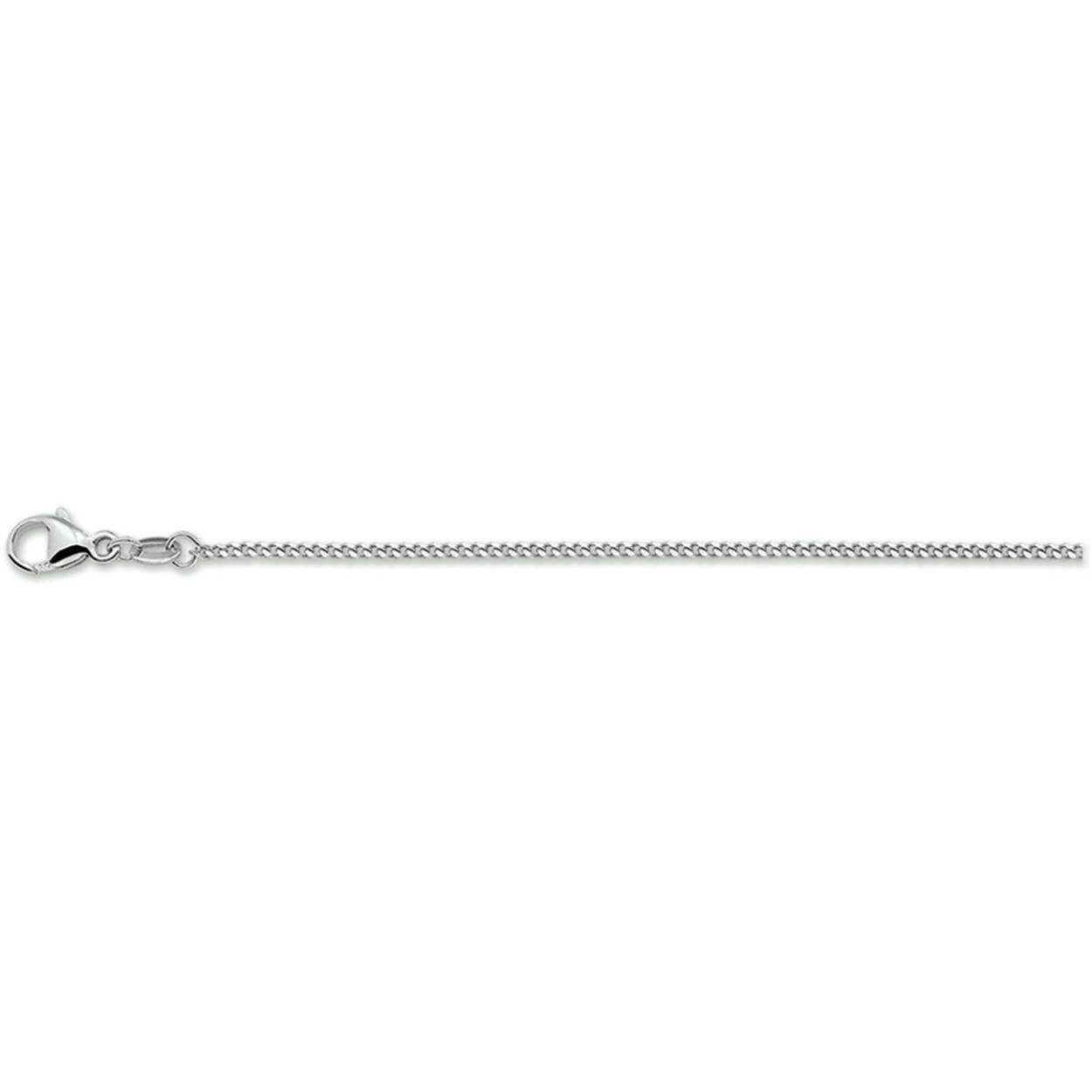 collier gourmette 4 zijde geslepen