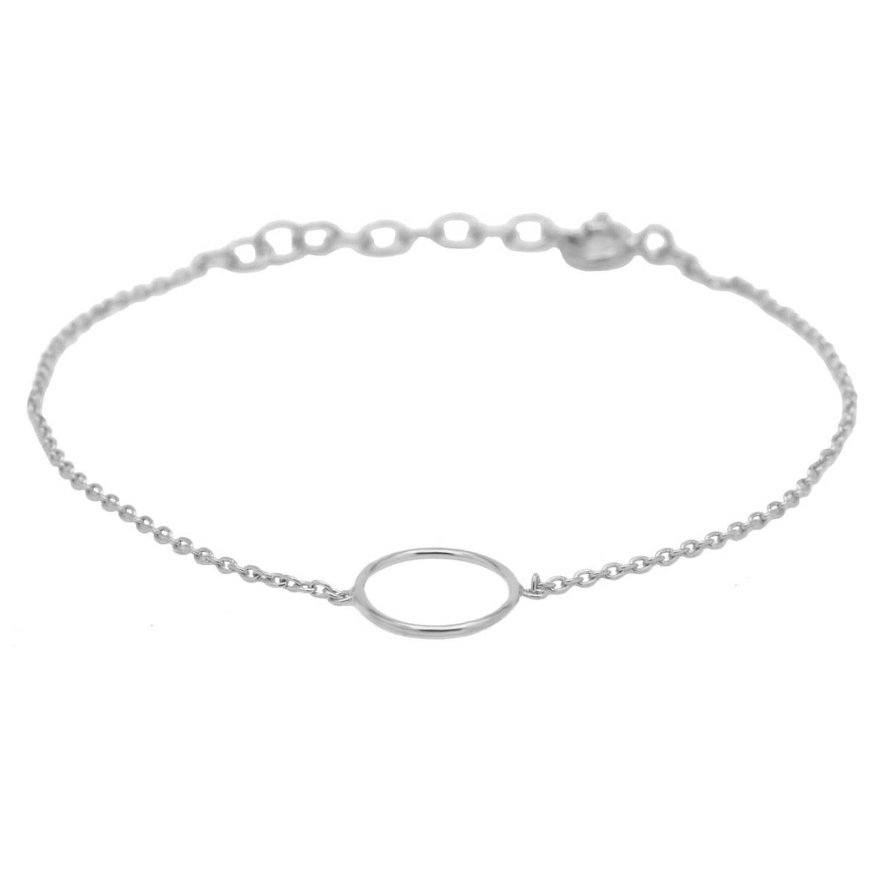 zilveren armband, Open Circle Silver