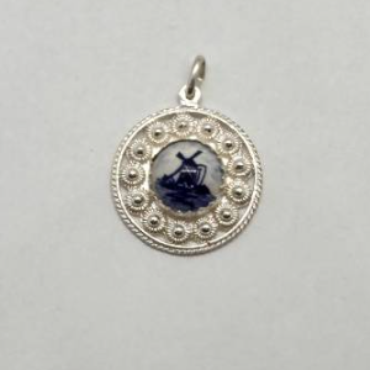 Hanger delfts blauw middel