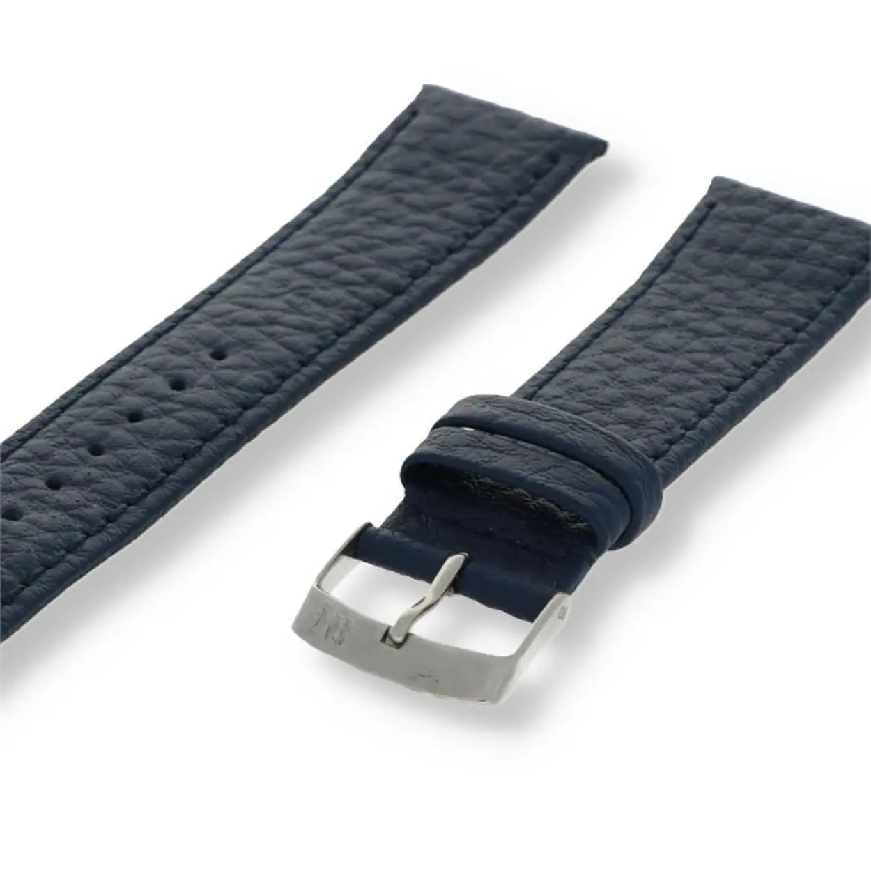 20mm leren horlogeband blauw 