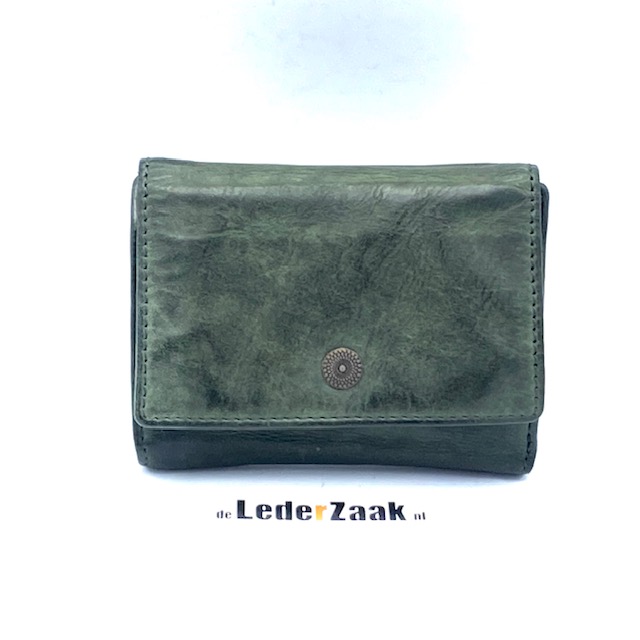 Alles onder 1 klep. Muntgeldvak. 11 vakjes voor bankkaarten. Waarvan 1 doorzichtig.						
Dubbel papiergeld vak.

Afmetingen:
Hoogte 10cm x Breedte 12cm x Diep 2.5 cm