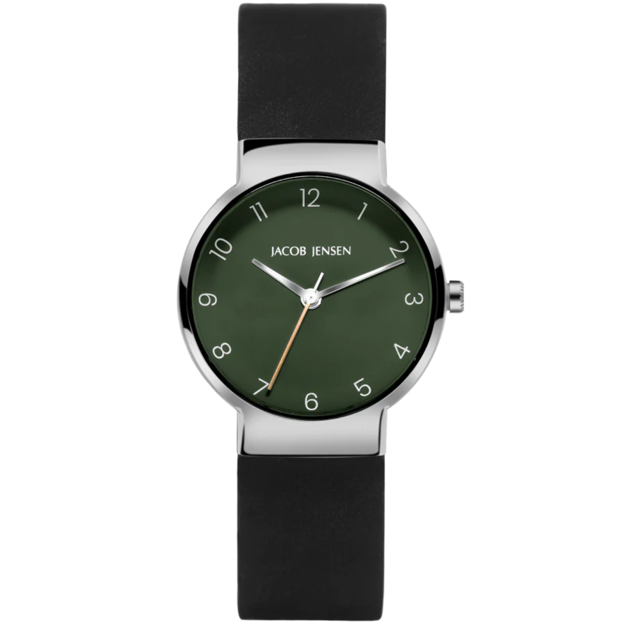 Dit is een horloge van het merk Jacob Jensen gemaakt voor dames.
De specificaties zijn als volgt:
Kastmaat: 29
Kastdikte: 7
Bandlengte: 20
Bandbreedte: 16
Waterdichtheid: 5 ATM / 50 Meter / 165 Feet