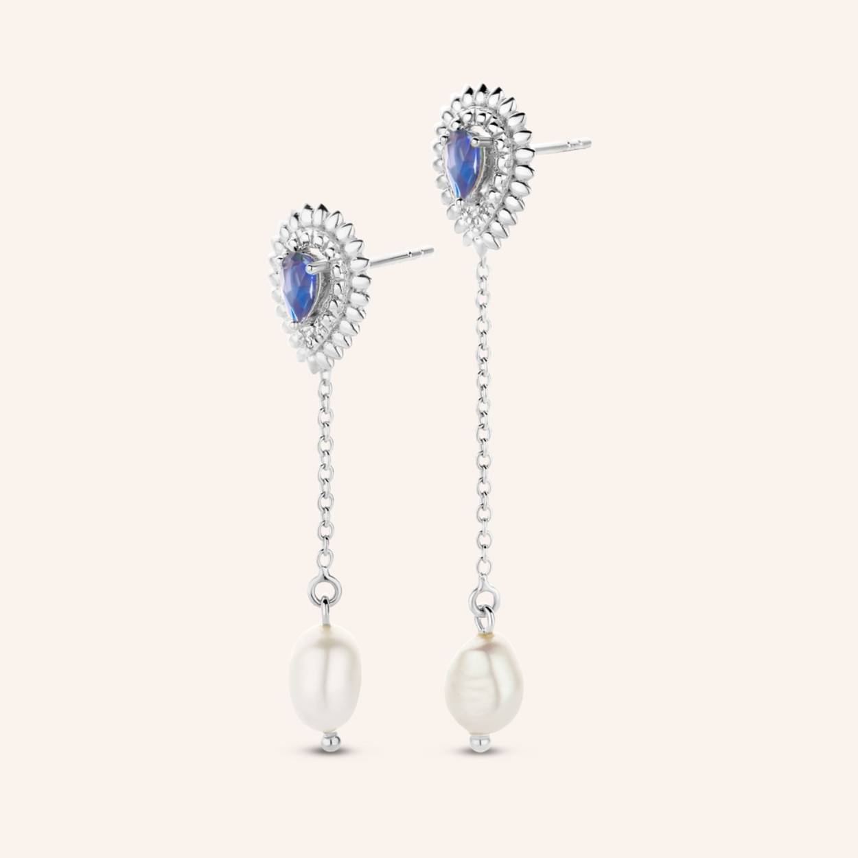 OOrbellen zilver +0.018cts brilj 