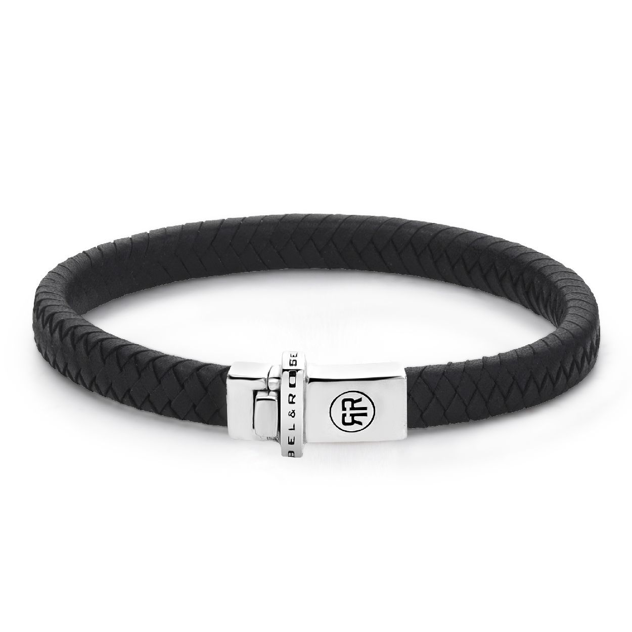 Rebel & Rose - Small Braided Black Large - RR-L0139-S-L