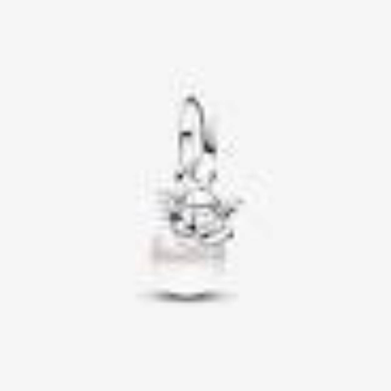 Cupido Angel Sterling Zilver Mini Dangg met behandelde zoetwatergebouwde parel