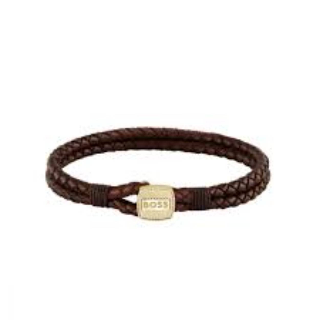 BOSS JEWELS HBJ1580667M SEAL Mannen Armband 19cm
Deze armband van BOSS uit de SEAL serie met artikelnr. HBJ1580667M is een stoer sieraad voor de echte BOSS klant. De bruine leren gevlochten armband heeft een goudkleurige knoop in het midden met daarop het BOSS logo gegraveerd, die mooi opvalt in het geheel. De armband heeft een lengte van 19cm, sluit met een knoopsluiting en is goed te combineren met andere sieraden van BOSS. 

Het merk:
HUGO BOSS is afgestemd op levensstijlen waar het gaat om kwaliteit en precisie. Het wereldwijde fashionlabel is verdeeld in twee merken: BOSS en HUGO. Het merk BOSS biedt geavanceerde, moderne horloges gericht op kwaliteit en design om een onberispelijke look te creëren – of het nu zakelijk, casual of sportief is. Ontdek de nieuwe horlogecollectie die bewijst dat details echt het verschil maken.

Specificaties:
- Artikelnr: HBJ1580667M
- Gevlochten armband
- Materiaal: Bruin leer
- Lengte: 19cm