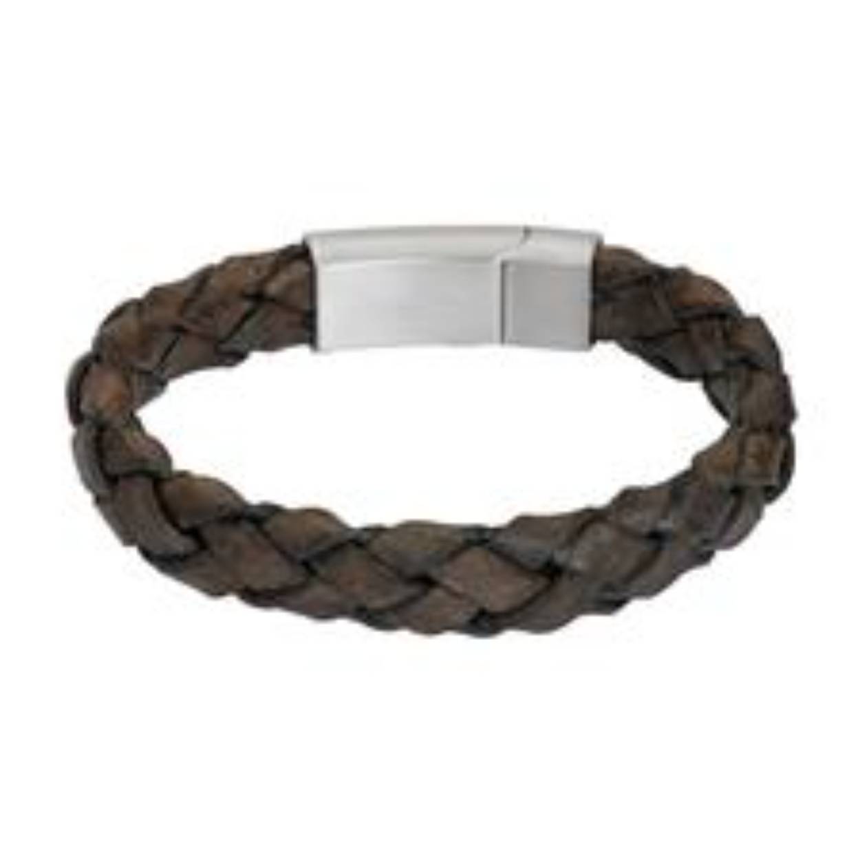 De iXXXi MEN armband Fender is een handgemaakte leren armband. De bracelet bestaat uit twee rijen van smalle, bruinkleurige leren banden die door middel van een soort 'gevouwen' design in elkaar gevlochten zitten. Armband Fender is voorzien van een langwerpige, mat zilverkleurige sluiting gemaakt van stainless steel. De iXXXi heren armband Fender is verkrijgbaar in de maten 19, 20 en 21. Mix en match met verschillende armbanden uit de iXXXi MEN collectie en maak zo jouw look compleet!