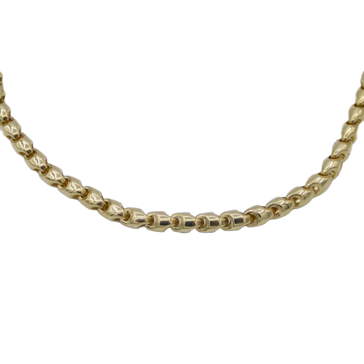 14 karaat geelgouden collier 45cm.