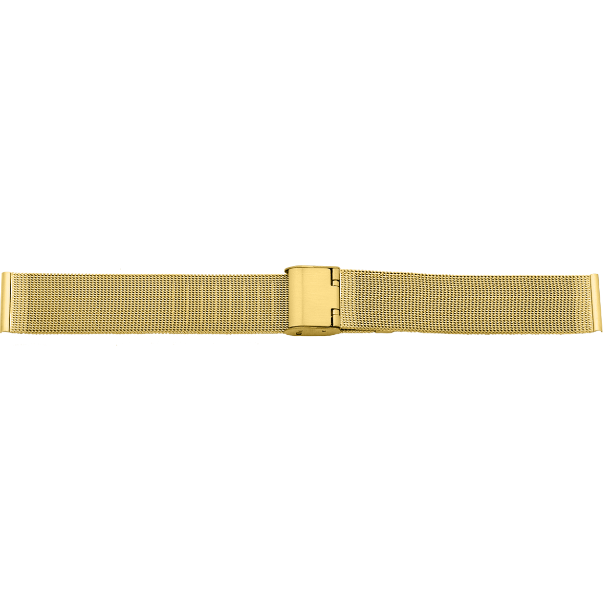 Milanese band staal 0.4mm pvd gold