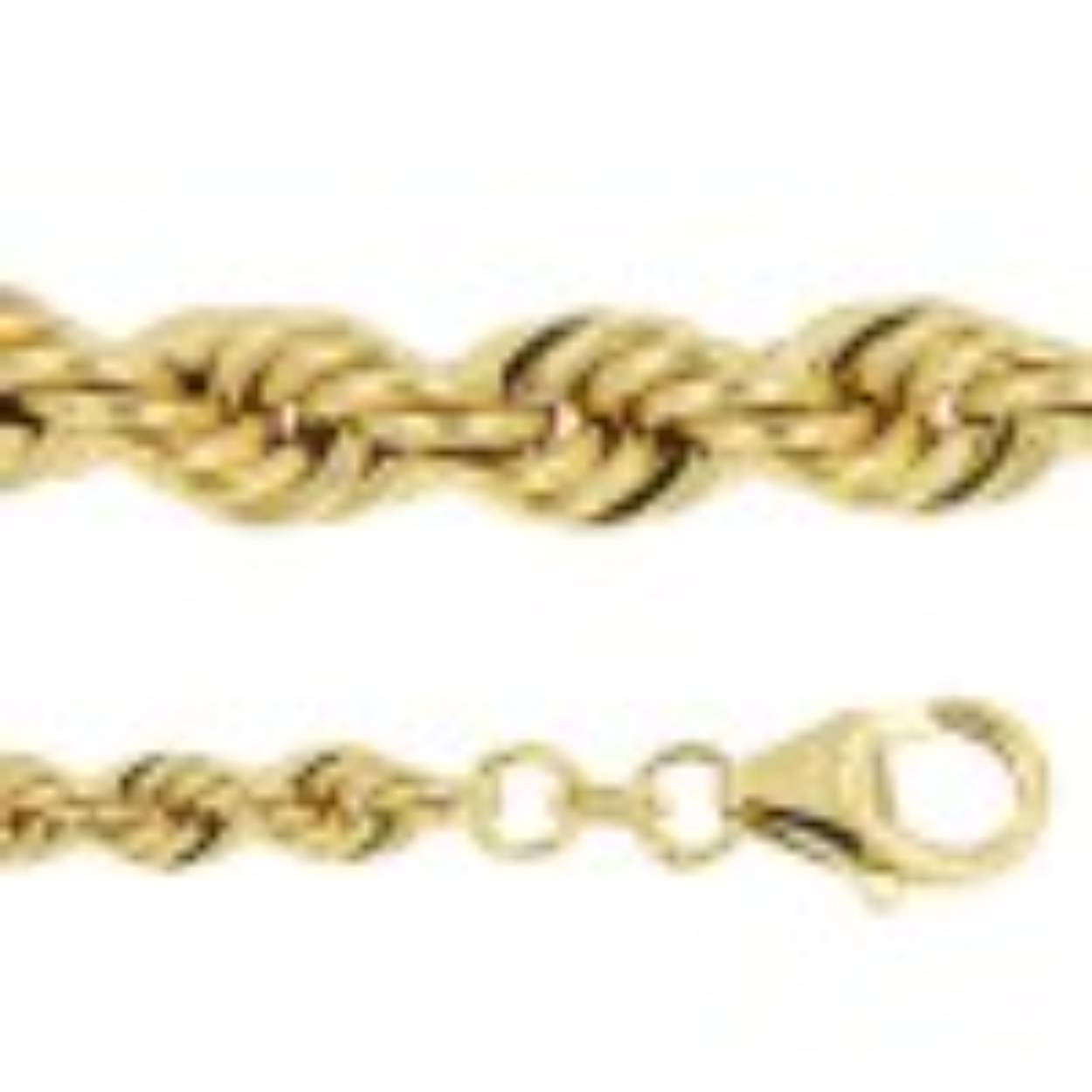 Gouden koord armband 19.5 cm 2.8mm 