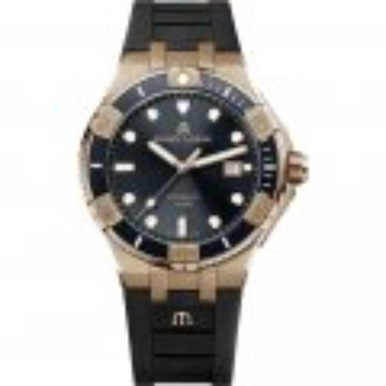 Maurice Lacroix Limited Edition van 500 stuks. Dit horloge komt uit de serie AIKON.

De specificaties van dit horloge zijn: 
Kast:
Kastmateriaal: Bronze
Kastkleur: Brons
Kastvorm: Rond
Kastmaat: 43 mm

Band: 

Overige specificaties:
Glassoort: Saffier kristal
Analoog