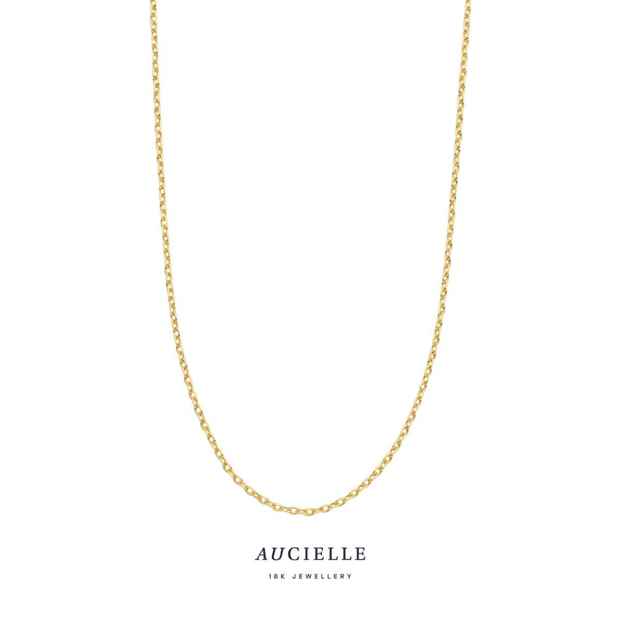 Aucielle ketting forçat goud 18k 50cm
