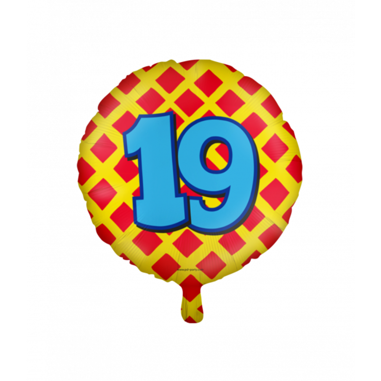 De Happy foil balloons 19 zijn een leuke toevoeging voor als er iemand 19 wordt en door de gebruikte kleuren valt de folie ballon extra op. De folie ballon kan worden gevuld met helium of met lucht, hiervoor wordt standaard een rietje meegeleverd. De ballonnen hebben een diameter van ongeveer 45 centimeter.

Deze ballonnen kunnen wij ter plekke vullen met helium, hiervoor brengen wij 5 euro in rekening.
