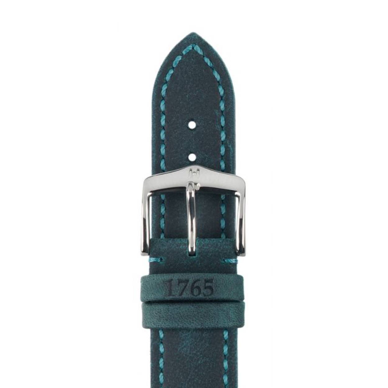 Hirsch horlogeband Heritage, Artisan Leather  L
Echt leer
Kleur: Petrol/Groen
Maat: 20 mm
Lente: L