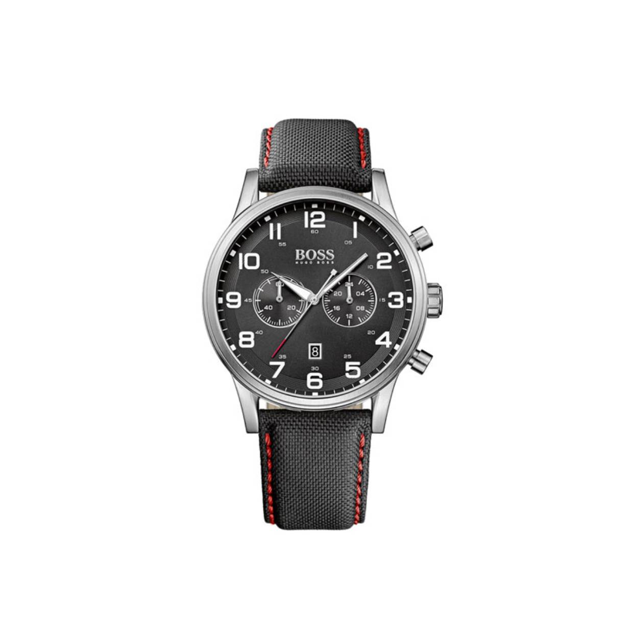 Boss herenhorloge zwart cijfers HB1512919