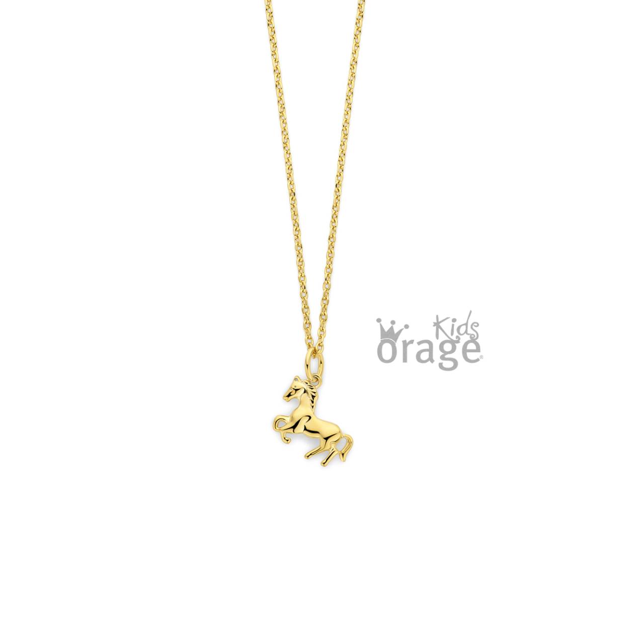 Orage Kids ketting met paardje verguld - K2795