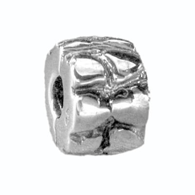 Zilveren clip