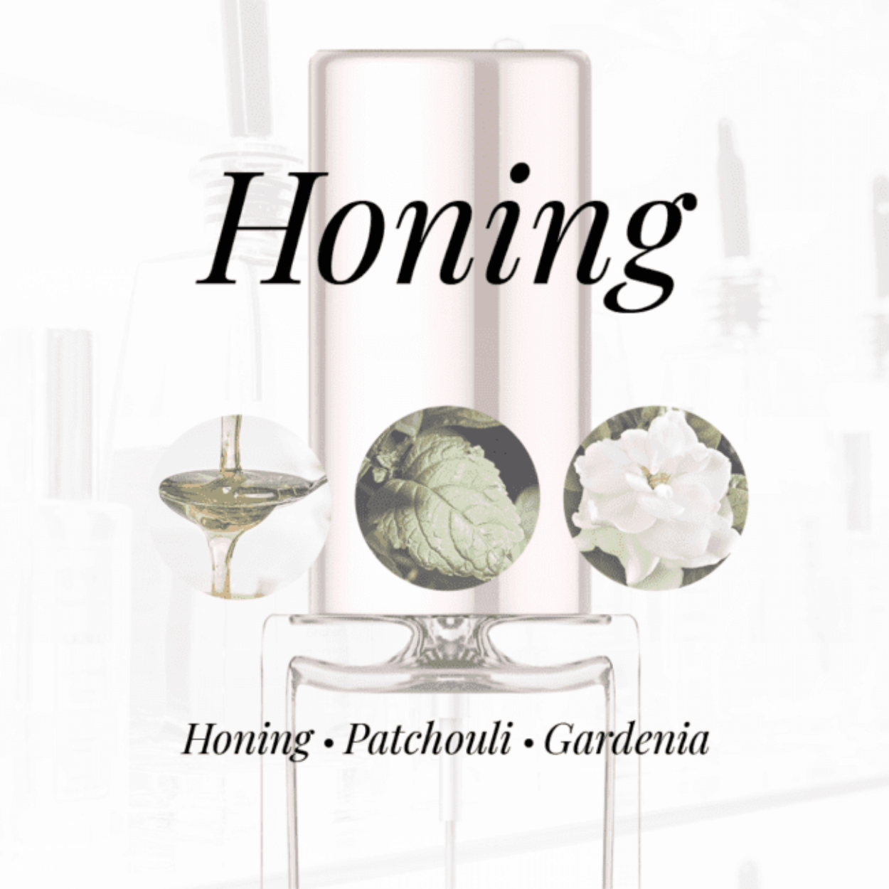 Eigenschappen
Geur: Honing
Waarneembare geuren: Gardenia, Honing, Patchouli
Sillage: Midden
Seizoen: Herfst/Winter
Eigenschap: Populair
Stijl: Trendy
Geurgroep: Chypre bloemige
Hoofdakkoorden: Honing, Zoet, Patchouli, Citrusvruchten, Witte bloemen
Top noten: Bloedsinaasappel, Gardenia
Midden noten: Honing
Basis noten: Patchouli