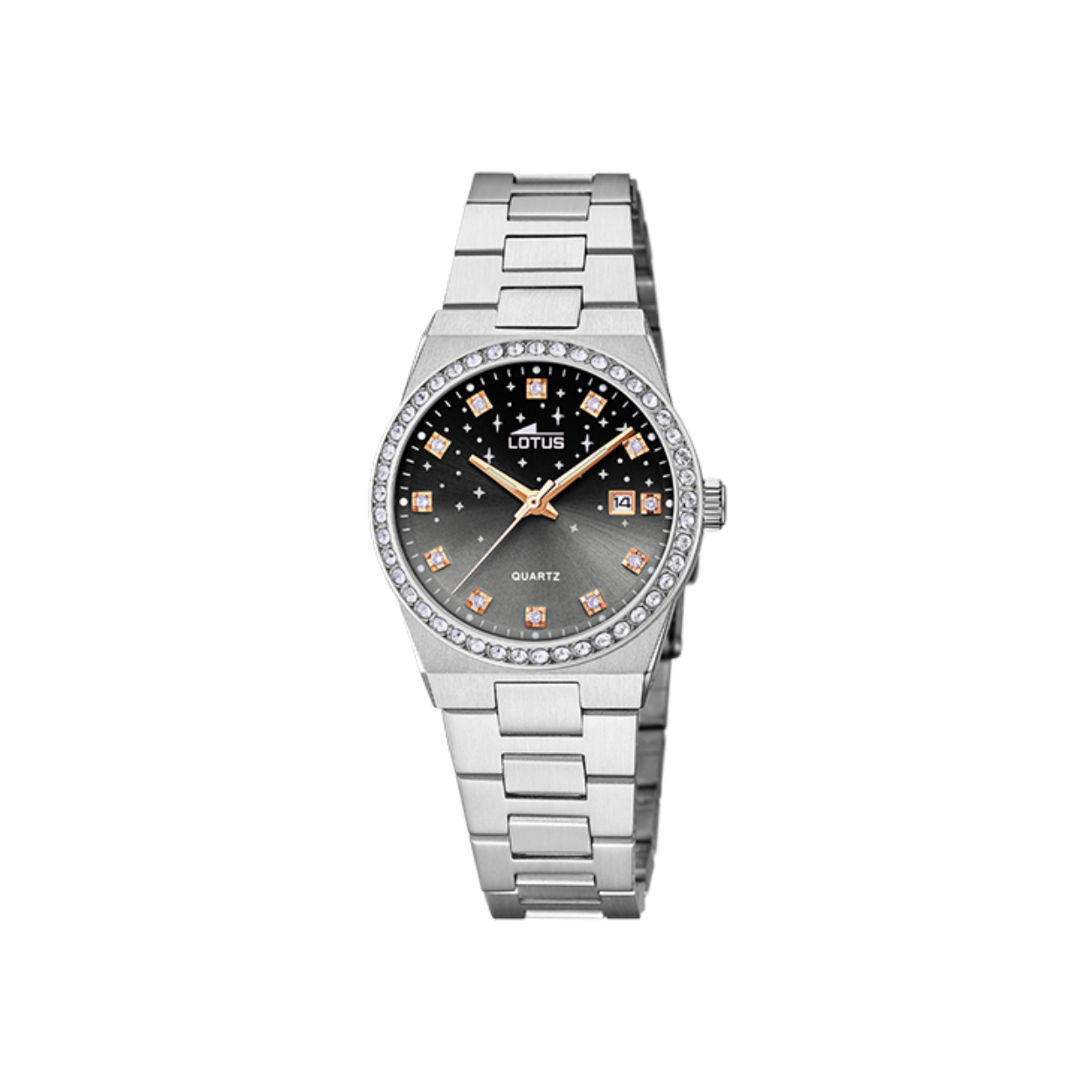 De Lotus 18885/4 dameshorloge is een uniek stuk met een zirkoniumstalen behuizing en mineraalglas, daarnaast een 316L roestvrijstalen armband. Het exclusieve ontwerpen van Lotus-horloges is ontworpen voor een eigentijds, stedelijk en modern publiek dat altijd op de hoogte zal zijn van de mode. Met dit horloge kunt u elegant en uniek zijn bij elke gelegenheid. Mis uw kans niet!