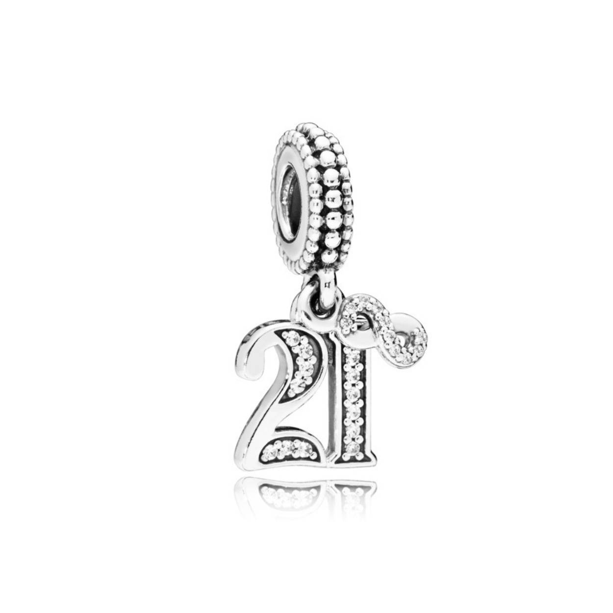 pandora charm 21 zirkonia