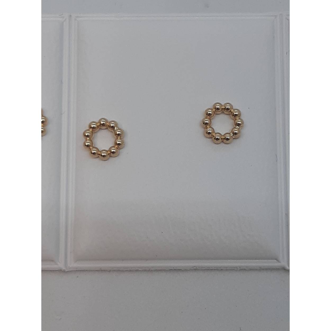 gouden oorknop 14kt