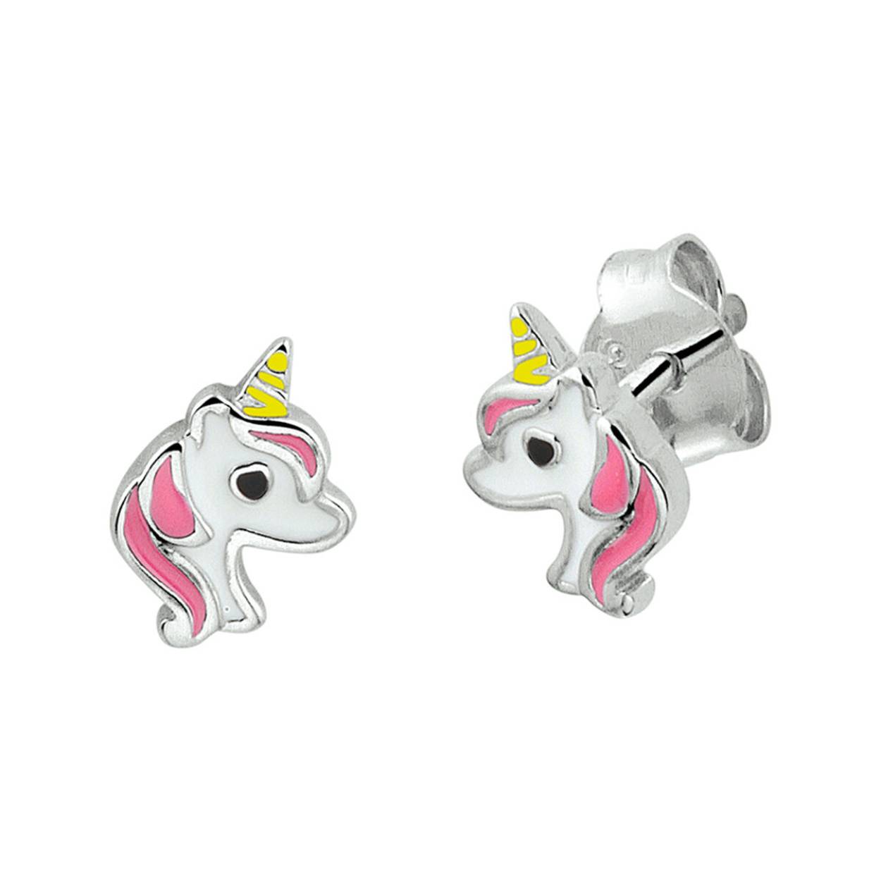 Beschrijving: Schattige gerhodineerd zilveren fantasie eenhoorn oorknoppen met een afmeting van 7.5x6.3mm. Deze oorknoppen zijn perfect te combineren met bijpassende sieraden uit onze collectie. Tip: Leuk om kado te geven zie je ze al stralen!? Info: Gerhodineerd zilver is door de rhodiumlaag beter bestand tegen verkleuren en krassen.
Doelgroep: kinderen
Breedte: 6.3 mm
Hoogte: 7.5 mm